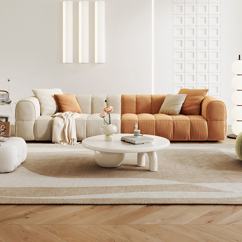 Sofá de tecido moderno, móveis para sala de estar, sofá de veludo BS117-A