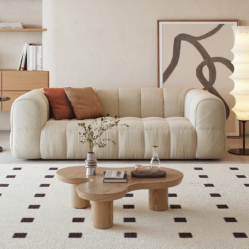 Sofá de tecido moderno, móveis para sala de estar, sofá de veludo BS117-A