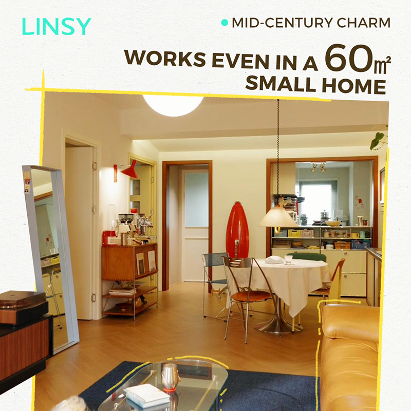 Charme de Meados do Século para Casas Pequenas — LINSY