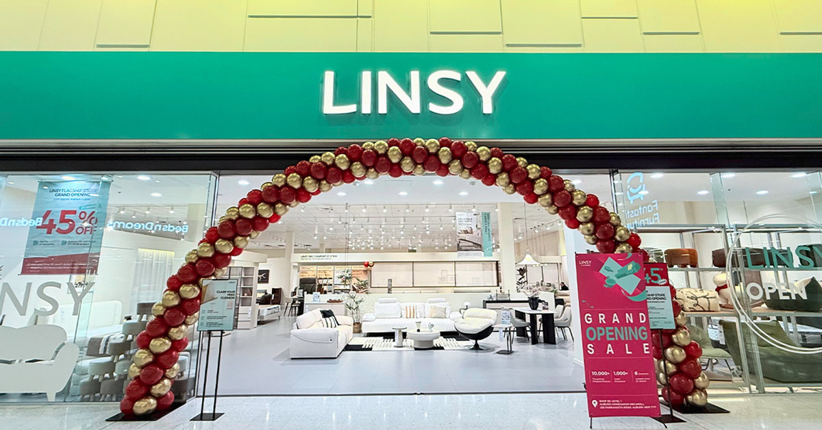 A LINSY expande sua presença global com novas lojas em Sydney e Taiwan