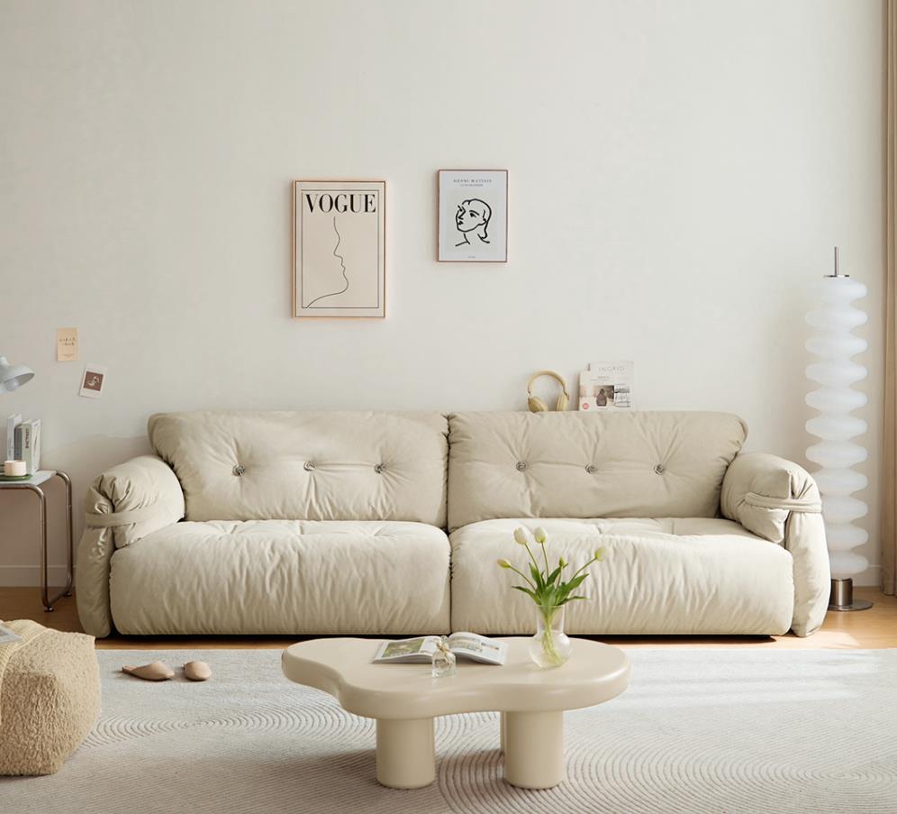 Um sofá Comfort & Cream relaxa você
